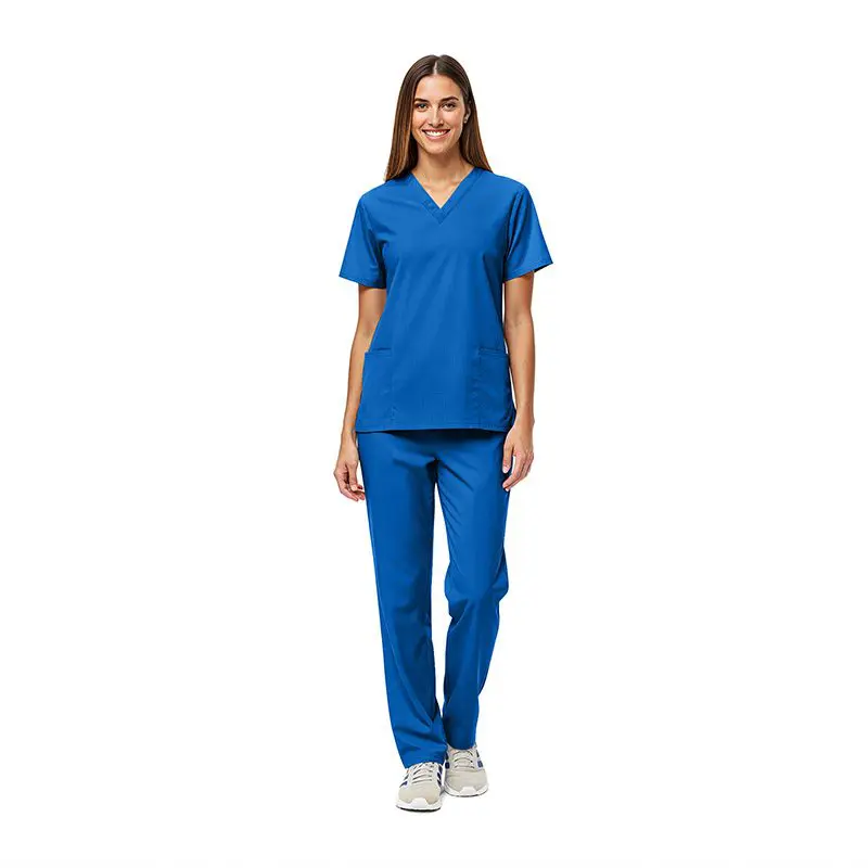 Classic Unisex 6 Pkt V-Neck Set (STYLE# 1010)