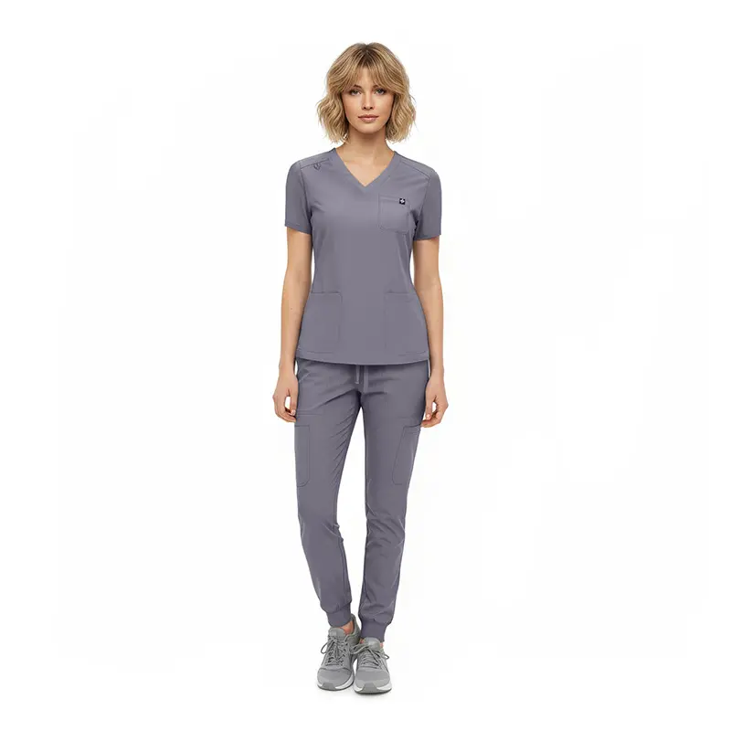 WOMENS 10 POCKET COOL STRETCH JOGGER SCRUB SET  (STYLE# 4889SET)