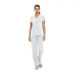 WOMEN'S COOL STRETCH V-NECK TOP AND CARGO PANT SET (STYLE# 8400SET)
