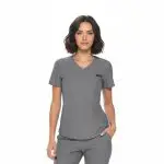 EXTREME STRETCH TAPERRED TUCK-IN SCRUB TOP (STYLE 8100TOP)