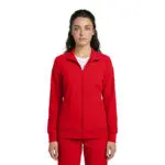 Chaqueta médica de calentamiento para mujer Natural Uniforms con cremallera frontal – Elasticidad en 4 direcciones, absorción de humedad, ajuste contemporáneo, chaqueta de uniforme médico STYLE 4080