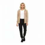 Chaqueta médica tipo hoodie para mujer Monarch Uniforms – Chaqueta de enfermería ligera con cremallera, uniforme médico elástico para mujer, ESTILO 4301JKT